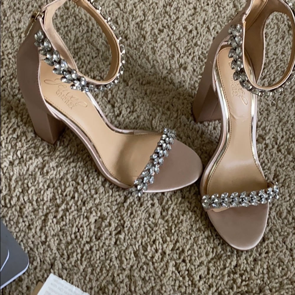 Baffled Mischka Wedding Heels size 7